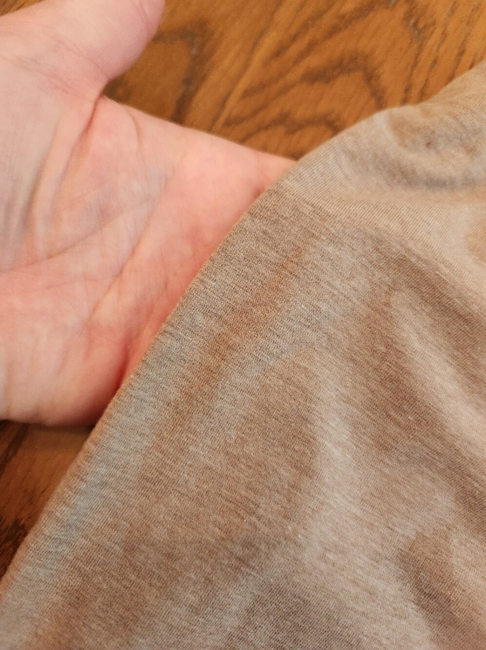 COS Wide Leg Crop Jersey Pants Tan Size Small - Picture 4 of 8